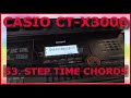 CASIO CTX 3000 53 STEP TIME CHORDS Casioctx3000 Casioctx5000 Casioctx9000in Casioctx8000in