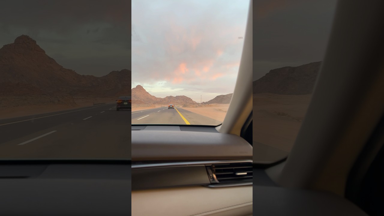 Epic sunset mountain views