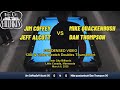 Jim Coffey & Jeff Alcott vs Mike Quackenbush & Dan Thompson - CONDENSED VIDEO  Scotch Doubles