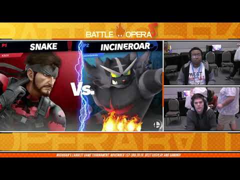 Youmacon 2019 SSBU Top 8 - Ksev (Snake) vs Magister (Incineroar)