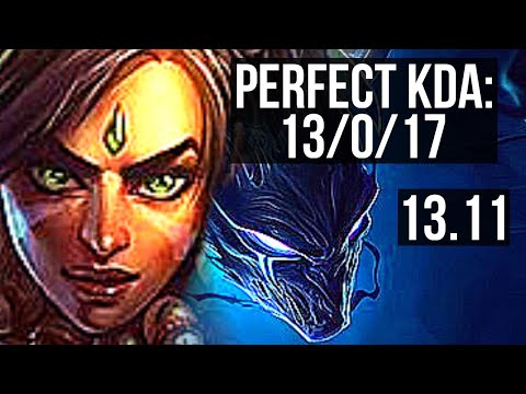 NIDALEE vs NOCTURNE (JNG) | 13/0/17, 67% winrate, Legendary | KR Master | 13.11