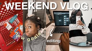 PRODUCTIVE DAY IN MY LIFE VLOG | heatless curls, new beginnings, editing + more
