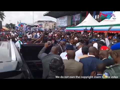 Massive Crowd Turns Out For Jagaban In Bayelsa