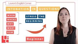 Intonation In Questions Up or Down?  | Learn English | Lauren&#39;s English Corner