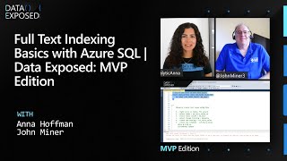 Full Text Indexing Basics with Azure SQL | Data Exposed: MVP Edition