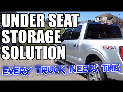 2021 F-150 Crew Cab Under Seat Storage Solution