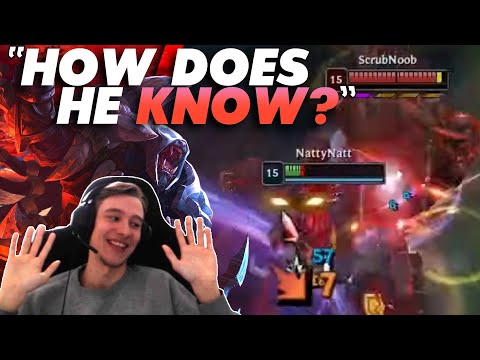 NattyNatt vs Scrubnoob REMATCH (Rank 1 Rengar NA)