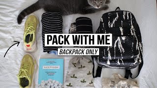 Pack With Me Shockingly Light | Minimalist Travel Tips