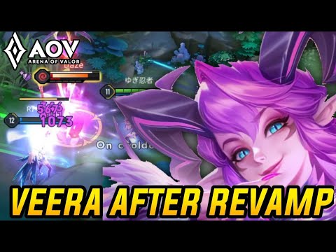 AOV : VEERA GAMEPLAY| AFTER REVAMP - ARENA OF VALOR