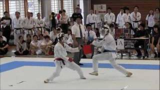 preview picture of video 'Hiroki Higa - Masahiro Ohura (The Final of Karate Do Individual Kumite, OHSSC2011)'