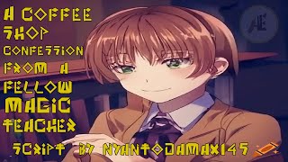 [M4F] A coffee shop confession from a fellow magic teacher [Shy Speaker] [Magic Professor Listener]