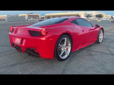 REVVING MY STRAIGHT PIPED FERRARI 458 WITH S-LINE EXHAUST