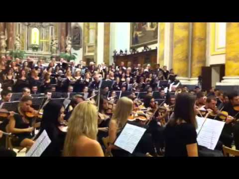 Prova generale Nona di Beethoven Orch. Giovanile Internazio