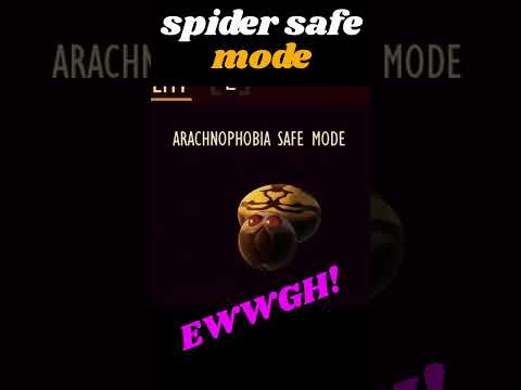 Spider safe mode in Grounded is scary #shorts