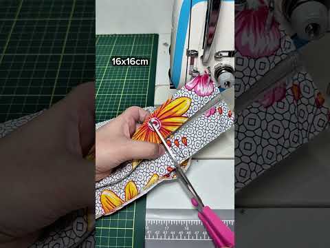 Tutorial de costura 16x16cm Sewing Passo a Passo Costura fácil 