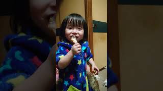 愛息子の成長記録(⁠*⁠´⁠ω⁠｀⁠*⁠)さっぱり煮をかぶりつく!!