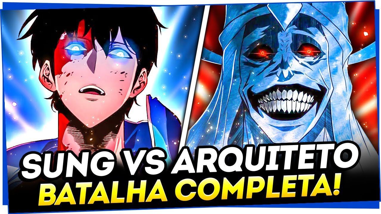 A REVANCHE: SUNG JIN WOO VS ARQUITETO! BATALHA COMPLETA! VEJA COMO FOI - SOLO LEVELING