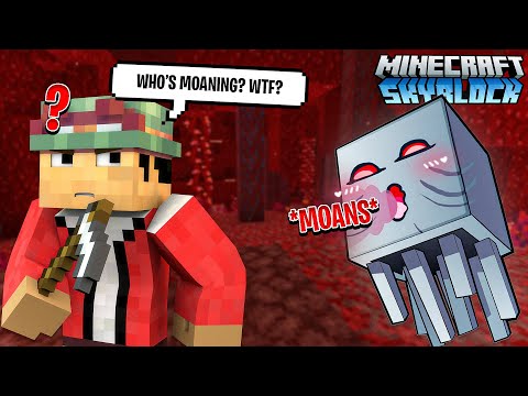 PEENOISE MINECRAFT: SKYBLOCK #17 - THE SUSSY GHAST?