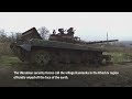 Village destroyed in Ukrainian war - Video