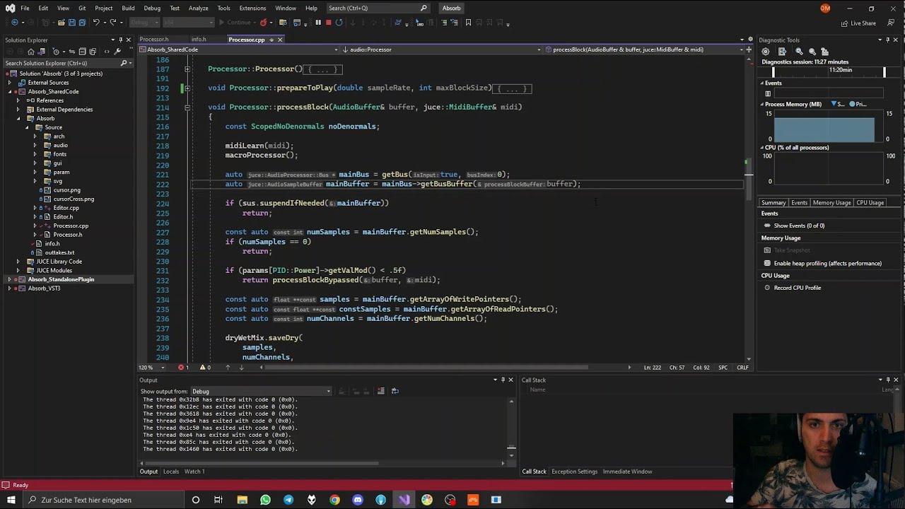JUCE Tutorial: Sidechain