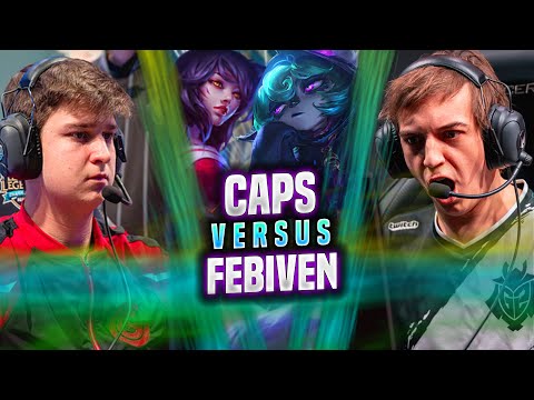 G2 CAPS vs FEBIVEN! - G2 Caps Plays Vex Mid vs Febiven Ahri! | Season 2022