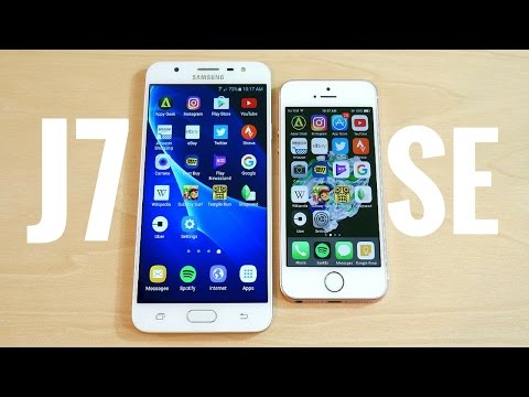 Samsung Galaxy J7 Prime vs iPhone SE!