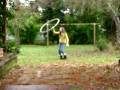 hooping to Geggy Tah's Holly Oak Tree