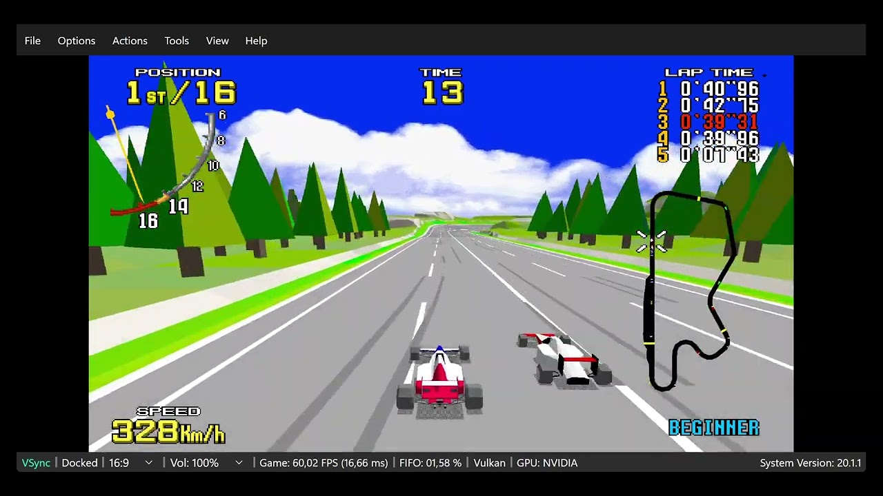 Sega Ages Virtua Racing Ryujinx