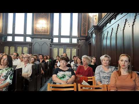 Unique String Quartet w Raciborzu w sali sądu. Utwór z filmu Zagadka Nieśmiertelności - Flower duet