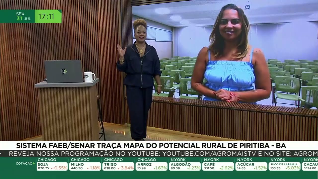 Sistema Faeb/Senar traça mapa do potencial rural de Piritiba - BA