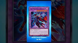 White forest players be like 😂😂 #shorts #yugioh #Whiteforest