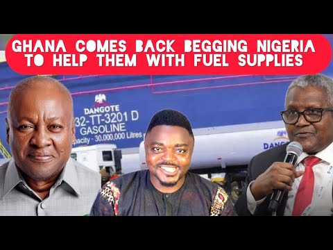 Ghana Comes Back Begging Nigeria To Give Them Fuel From Dangote Refinery After Making Noise