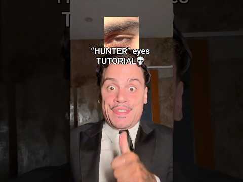 “HUNTER” EYES TUTORIAL👀💀#hunter #eyes #tutorial #shelove
