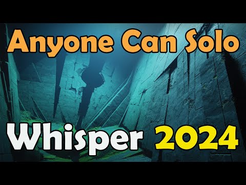 Anyone can solo the whisper mission in Destiny 2 in 2024.