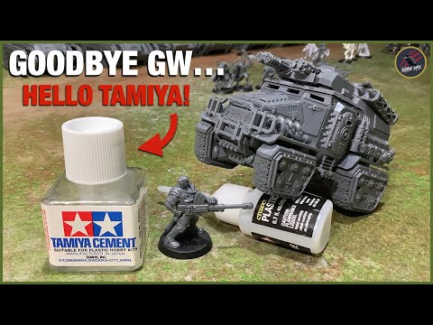 GOODBYE GAMES WORKSHOP Glue - Hello Tamiya Cement! Hobby Glue Comparison - Which Is Best For YOU?