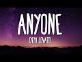 Demi Lovato - Anyone (Lyrics) 🎵
