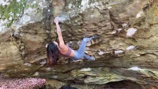 Video thumbnail of Nose Candy, V6. Rocktown