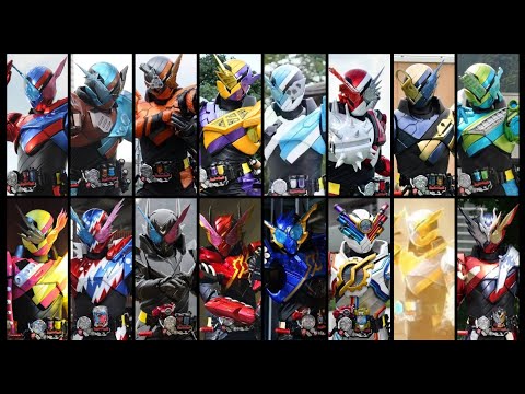 Kamen Rider Build Riders Henshin and Finisher Part 1(Build RabbitTank - SameBike)