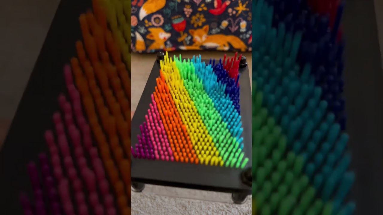 ASMR 3D pin art toy #asmr #fidgettoys #toys #fun #asmrsounds #fidget