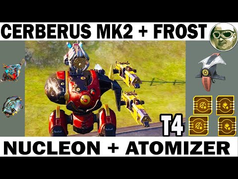 MAD CERBERUS NUCLEON ATOMIZER MK2 + FROST WAR ROBOTS REMASTERED MAX GAMEPLAY WR