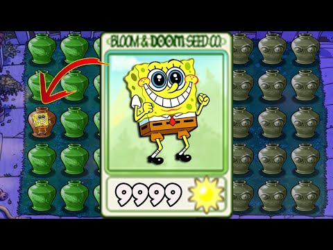 Vasebreaker Endless | 100% REPEATER Spongebob Plant - Plants vs Mod Spongebob