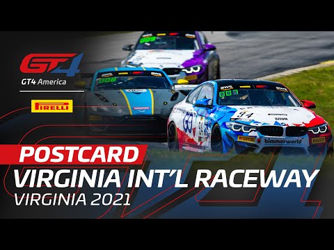 VIR POSTCARD - Pirelli GT4 America 2021