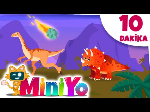 Dinozorlar Yok Oluş + Daha Fazla Çocuk Şarkısı | Miniyo