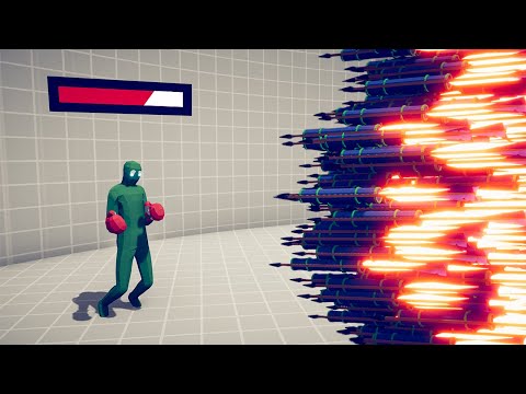 ZOMBIE BOXER vs EVERY GOD WITH HEALTHBARS - TABS | Totally Accurate Battle Simulator