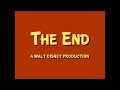 The End A Walt Disney Production 1950