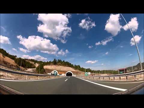 Drive Greece | Egnatia Road (A2) Metsovo - Thessaloniki | Amazing Tunels