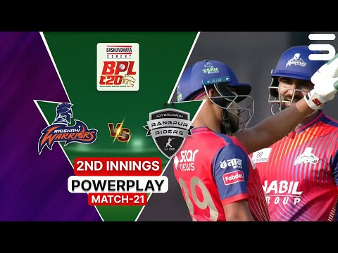 2nd Innings Powerplay | Rajshahi Warriors vs Rangpur Riders | Match 21 | BPL 2025-26 | M3Z1K