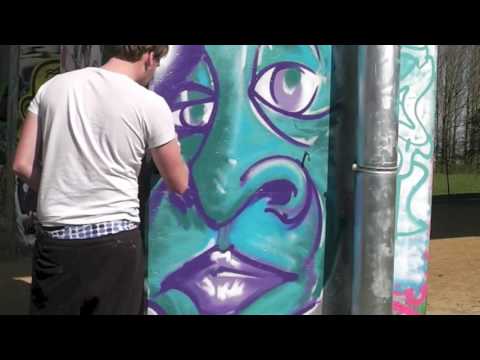 SENO Graffiti - Live act exhibition at nerpeed - August 2013