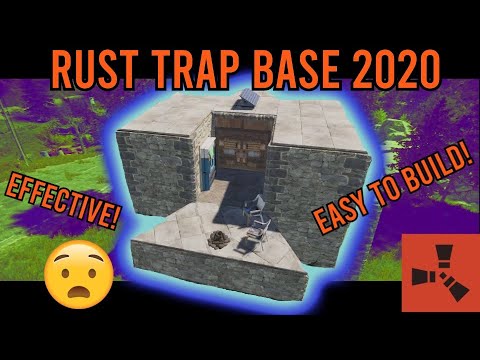 Easiest Rust TRAP BASE Tutorial - Rust Building 4.0