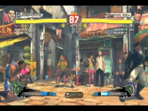 SFIV AE Team Battle(My-5) - vc2 Janet(Boxer) VS whitedoong2(Dudley)